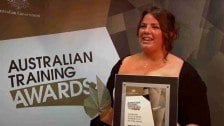 Jessica Pendlebury wins Australian School-based Apprentice of the Year @ The Australian Training Awards 2011