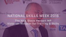 National Skills Week 2016: National Launch The Hon. Steve Herbert MP