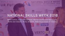 National Skills Week 2016: NSW Launch David Collins