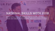 National Skills Week 2016: NSW Launch David Collins