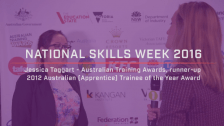 National Skills Week 2016: NSW Launch Jessica Taggart