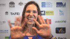 Ashleigh Huntley Congratulations message for WorldSkills competitors – NSWK 2019 NSW Launch at the Four Seasons hotel Sydney